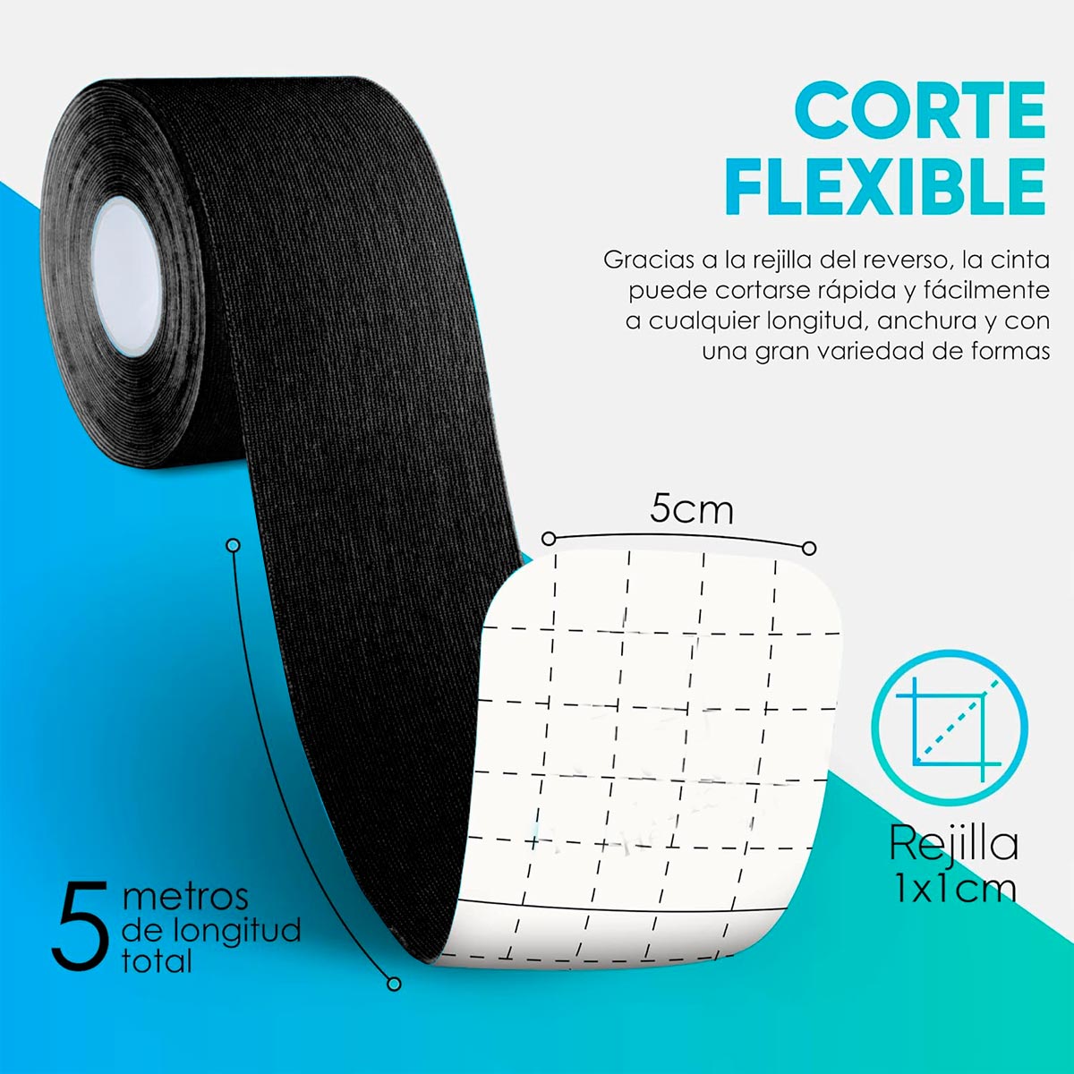 Miniatura 4 de Cinta Kinesiologica Neuromuscular SN-01